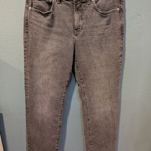 Madewell Mid-Rise 90s Straight Black Jean